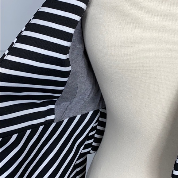 Aryn K stripped Tuxedo Blazer - Picture 4 of 11